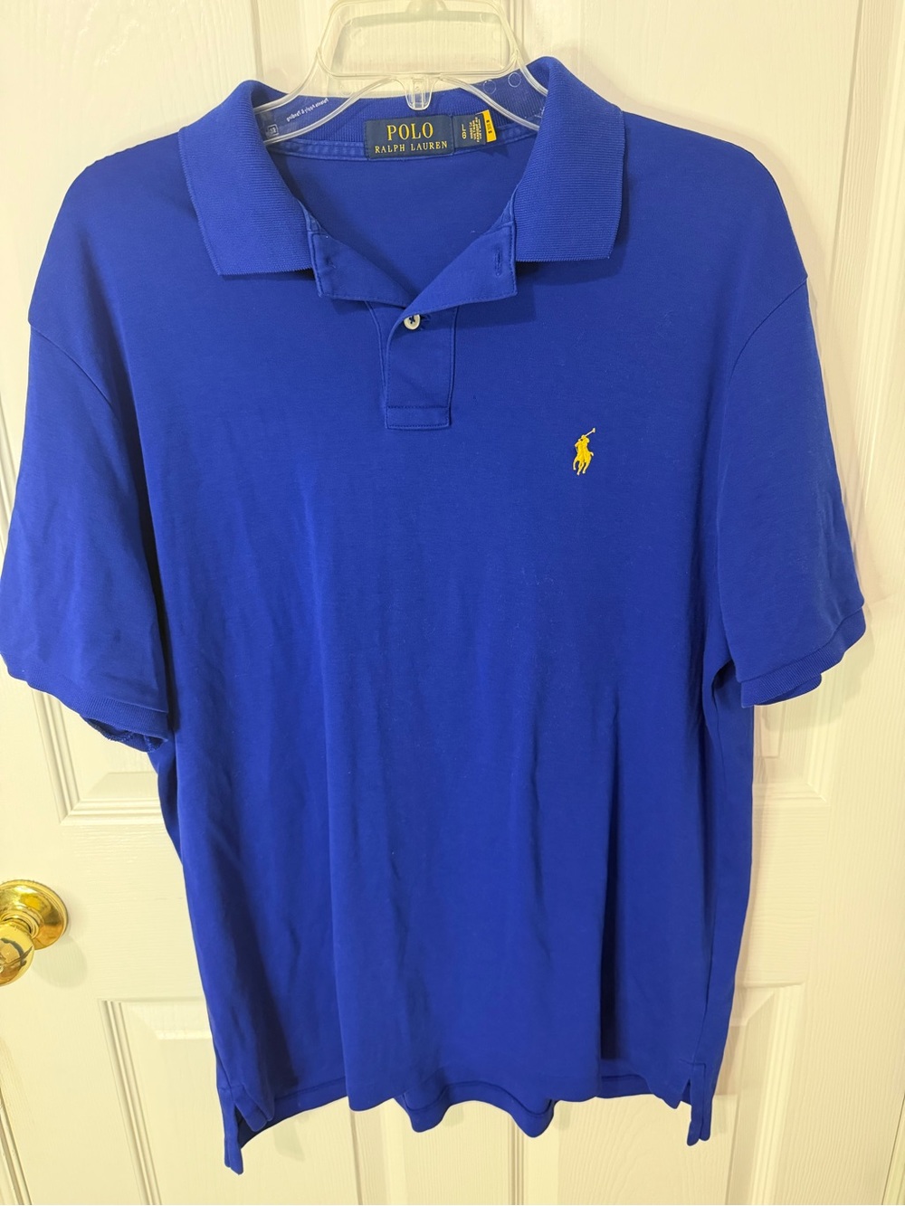 Polo by Ralph Lauren Royal Blue Polo with Yellow Pony
